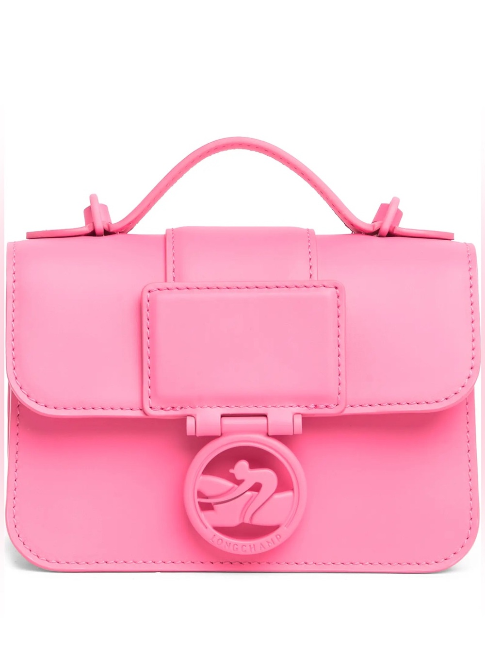 Longchamp Box Trot XS Mini Top-Handle / Crossbody Bag in Pink (Candy)